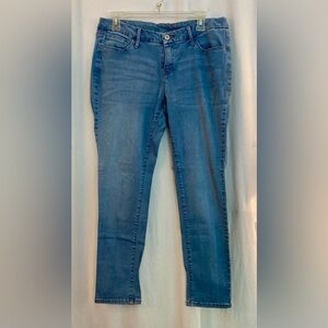 Faded Glory Stretchy 4 Pocket Blue Jeans Size 14P